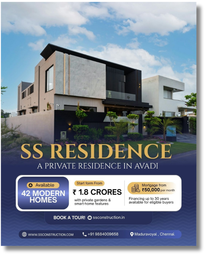 SS Residence Avadi Luxury Homes